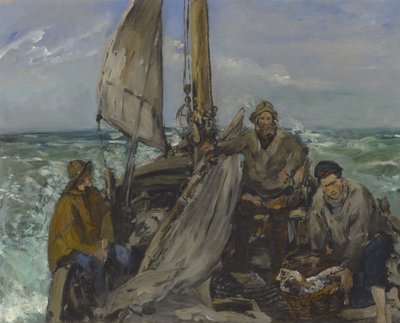 Die Arbeiter des Meeres von Édouard Manet