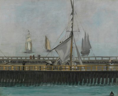Der Steg von Boulogne-sur-Mer, 1868 von Édouard Manet