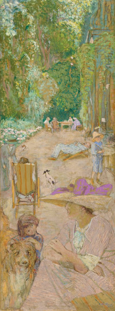 Aux Pavillons à Cricqueboeuf, 1911 von Edouard Vuillard