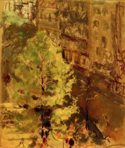 Der Berlioz-Platz, Morgensonneffekt von Edouard Vuillard