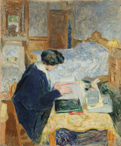 Lucy Hessel beim Lesen, 1913 von Edouard Vuillard