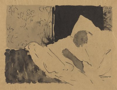 Madame V. schläft, ca. 1892 von Edouard Vuillard