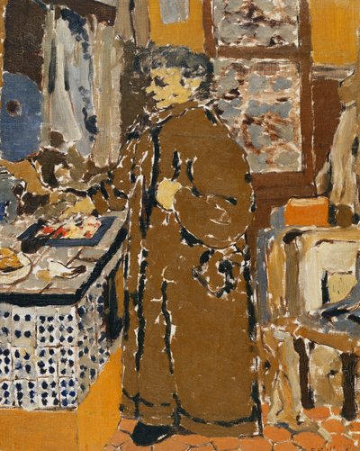 Mme Vuillard in einem Interieur von Edouard Vuillard