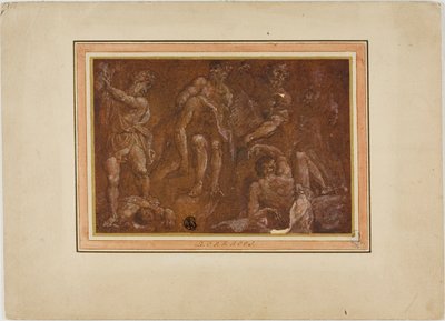 Bacchanalische Szene von Eduard Dubois