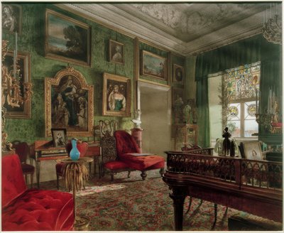 Grünes Zimmer im Berliner Schloss von Eduard Gärtner
