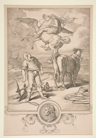Ohne Titel (Mythologische Szene) von Eduard Kretzschmar