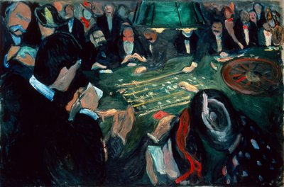 Am Roulettetisch in Monte Carlo von Edvard Munch