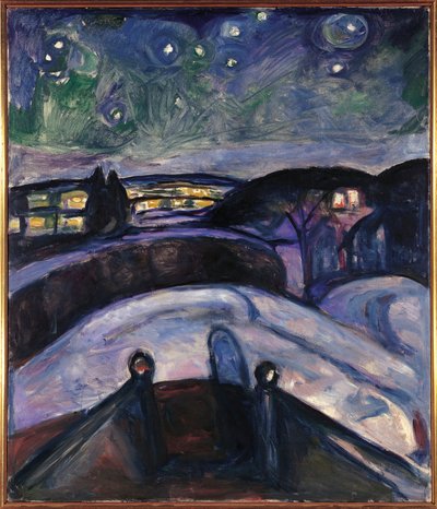 Sternennacht von Edvard Munch