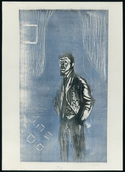 Selbstporträt im Mondlicht von Edvard Munch