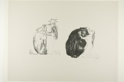 Der Bär, aus Alpha und Omega von Edvard Munch
