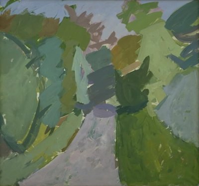 Ein Waldweg von Edvard Weie