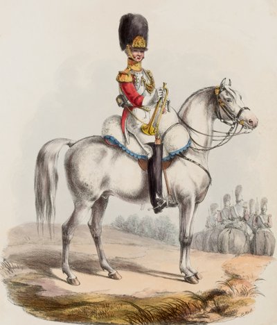 1. Life Guards, Trompeter von Edward (after) Hull