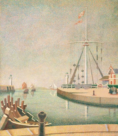 Honfleur, Hafeneinfahrt von Edward Alexander Wadsworth