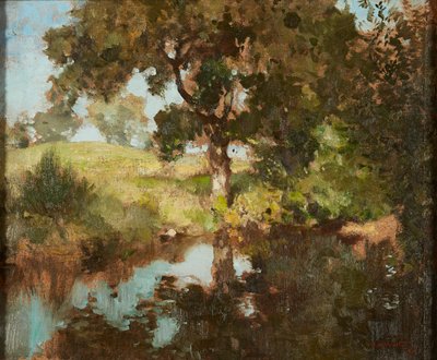 Sommerreflexionen von Edward Arthur Walton