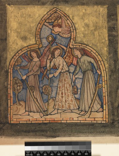 Die Flucht nach Ägypten von Edward Burne Jones