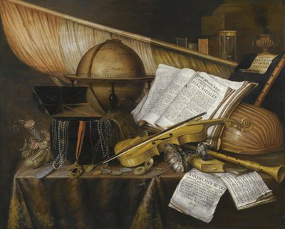 Vanitas-Stillleben, 1632 von Edward Collier