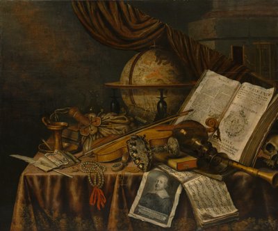 Vanitas-Stillleben, 1662 von Edward Collier