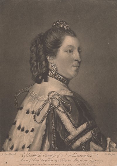 Elizabeth, Gräfin von Northumberland von Edward Fisher