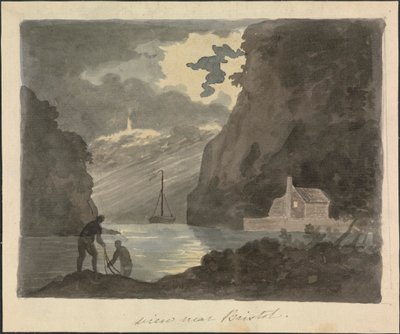 Ansicht in der Nähe von Bristol von Edward Francis Burney