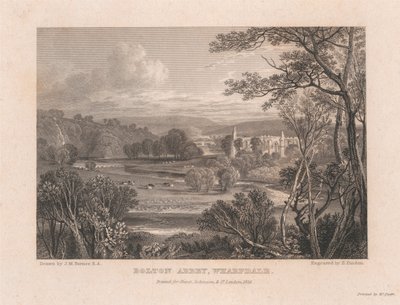 Bolton Abbey, Wharfdale von Edward Francis Finden