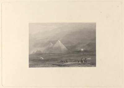 Ägypten, die Pyramiden von Gizeh von Edward Francis Finden