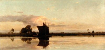 Abend an der Yare von Edward Henry Fahey