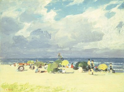 Lila Strand Szene von Edward Henry Potthast