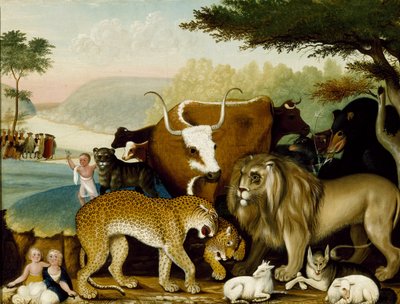 Das friedliche Königreich, ca. 1846-47 von Edward Hicks
