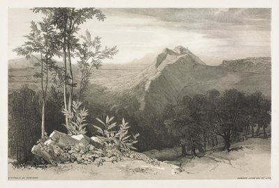 Civitella di Subiaco von Edward Lear