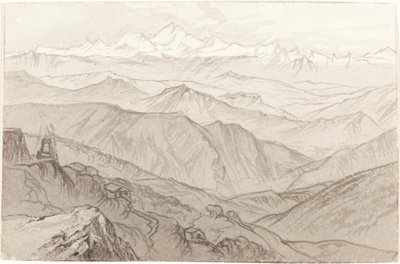Mount Kinchinjunga (Alles Schöne) von Edward Lear