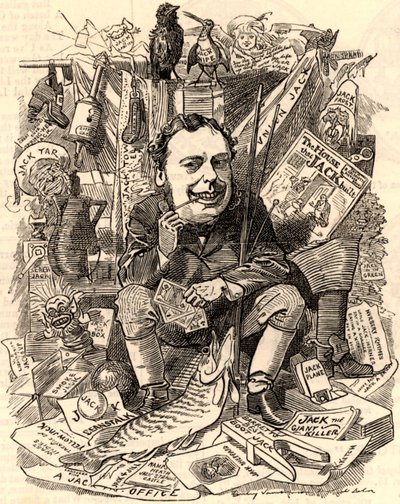Porträt von John Holker von Edward Linley Sambourne