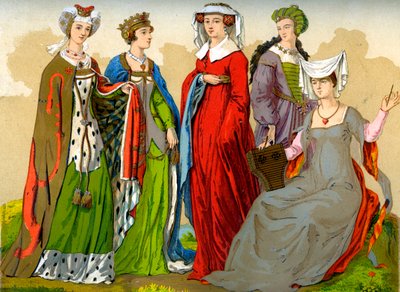 Englische Adelsfrauen, 15.-16. Jahrhundert, 1849 von Edward May