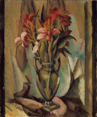Blumen in einer Vase mit Griff, 1919-22 von Edward Middleton Manigault