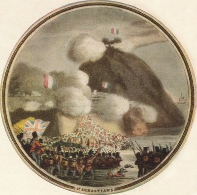 Sturm auf St. Sebastian, 1815, 1910 von Edward Orme