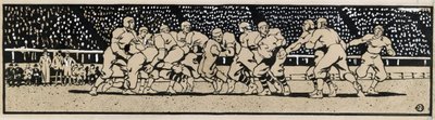 Fußballspiel von Edward Penfield
