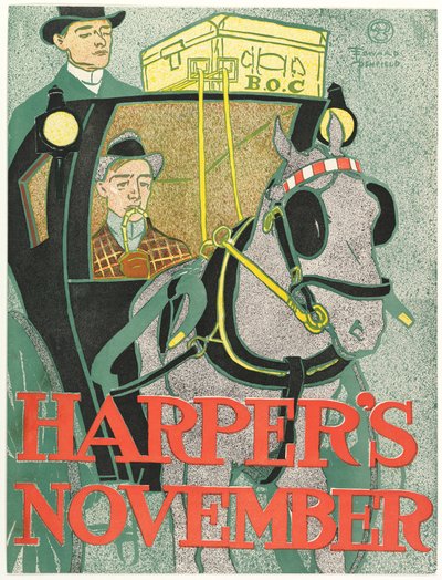 Harpers New Monthly Magazine, November 1896 von Edward Penfield