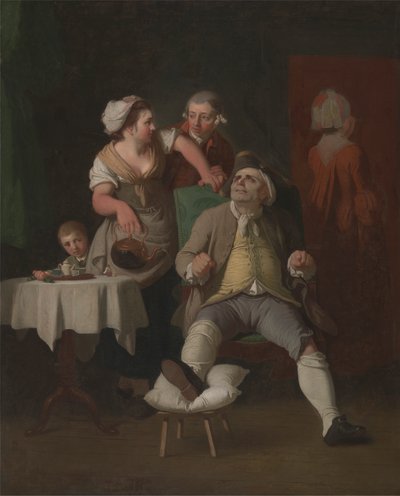 Der Lasterhafte durch Vernachlässigung bestraft von Edward Penny