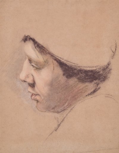 Profil eines Mannes von Edward Pretty