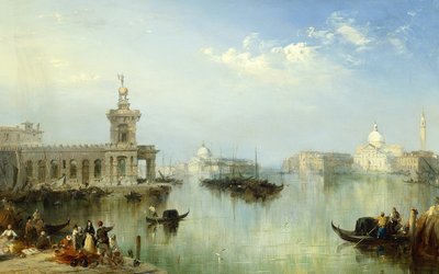 Ein Blick auf Venedig von Edward Pritchett