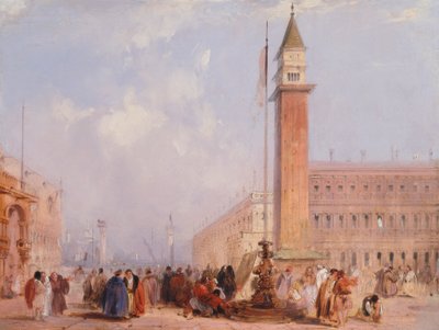 Die Piazzetta, Venedig von Edward Pritchett