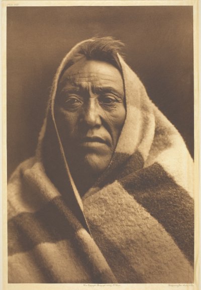 Mittleres Kalb-Piegan von Edward S. Curtis