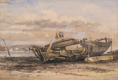 Schiffswrack in Plymouth Sound von Edward William Cooke