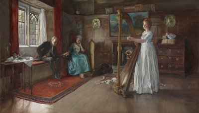 Ein altes Lied von Edwin Austin Abbey