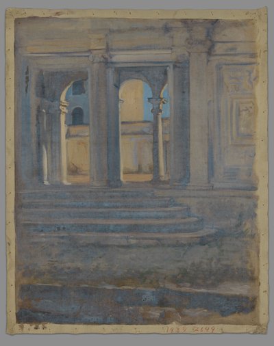 Architekturstudie von Edwin Austin Abbey