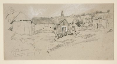 Architekturstudie: Hall Farm von Edwin Austin Abbey