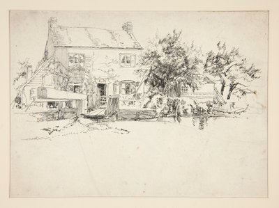 Architektonische Studie: Hurley, London von Edwin Austin Abbey