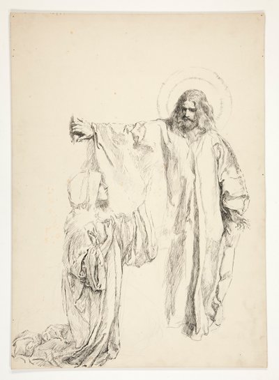 Christus und Maria Magdalena von Edwin Austin Abbey
