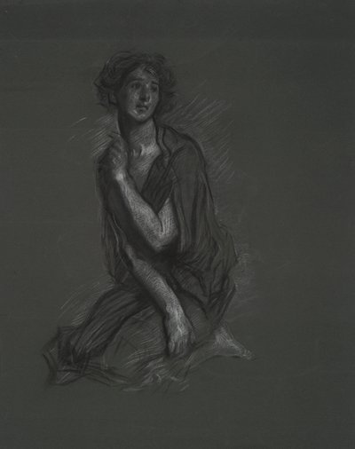 Figurenstudie von Edwin Austin Abbey