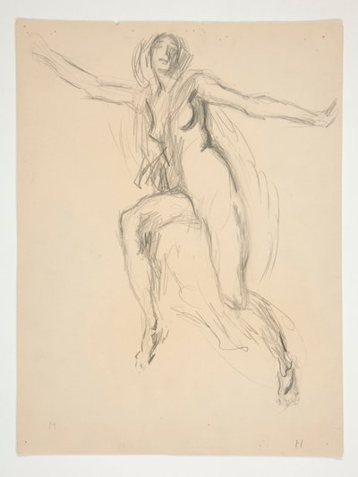 Figurenstudie von Edwin Austin Abbey