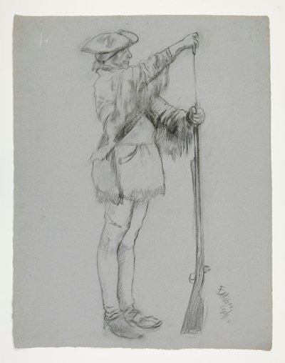 Figurenstudie für von Edwin Austin Abbey